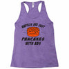 waffles are just pancakes with abs Racerback Tank