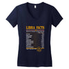 Libra Facts Zodiac Women's V-Neck T-Shirt