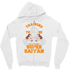 training to be the strongest super saiyan Zipper Hoodie
