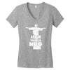 jesus wants a hug Women's V-Neck T-Shirt
