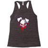 vampire bunny dark Racerback Tank