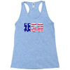 american freedom flag Racerback Tank