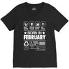 Born In February V-Neck Tee