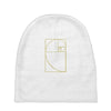 golden spiral Baby Beanies