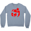 eric cantona, kungfu, manu Crewneck Sweatshirt