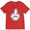 ski glove V-Neck Tee