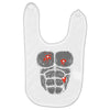 gunshot gorilla chest tee Baby Bibs