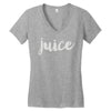 juice script Women's V-Neck T-Shirt