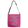 everything i like girls Adjustable Strap Totes