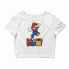 run, mario run Crop Top