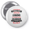 Super Cool Grandad Of A Freaking Awesome Grandson Pin-back button