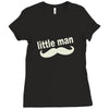 little man Ladies Fitted T-Shirt