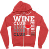 Wine Club pub Zipper Hoodie