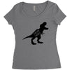 Teachersaurus Women's Triblend Scoop T-shirt