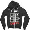 gsus saves chord Zipper Hoodie