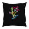 retrosaurus rex Throw Pillow