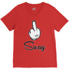 mickey fuck swag V-Neck Tee