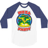 pizza party 3/4 Sleeve Shirt