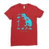 t rex diet Ladies Fitted T-Shirt