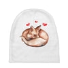 Baby Fox Belly Baby Beanies