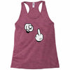 mickey fuck you rouge Racerback Tank