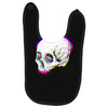skull glitch Baby Bibs