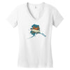 rep ak designs Women's V-Neck T-Shirt