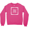 triple nerd score Crewneck Sweatshirt