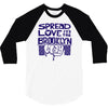 spread love the brooklyn way 3/4 Sleeve Shirt