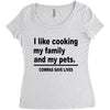 i like cooking Women's Triblend Scoop T-shirt