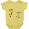 be together it's complicated math Baby Onesie