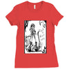crazy girl Ladies Fitted T-Shirt