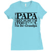 papa Ladies Fitted T-Shirt