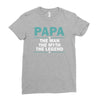 papa the man the myth the legend Ladies Fitted T-Shirt