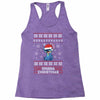 ohana christmas stitch Racerback Tank