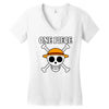 felpa one piece Women's V-Neck T-Shirt