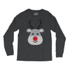 christmas reindeer rudolph Long Sleeve Shirts