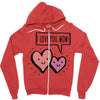 i love you mom Zipper Hoodie