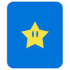 super mario power star Mousepad