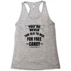 for free candy Racerback Tank