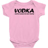 vodka water for happy people t shirt s m l xl 2xl 3xl funny beer keg c Baby Onesie