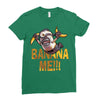 banana mee!!! Ladies Fitted T-Shirt