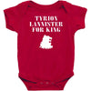 tyrion lannister for king Baby Bodysuit