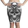 skull Pencil Skirts