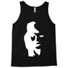 sax player lady face optical illusion Tank Top