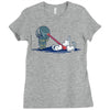 predat awww Ladies Fitted T-Shirt