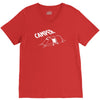 camper camping fun zelten zelt hobby freizeit outdoor pc gaming V-Neck Tee