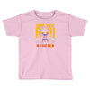 training to beat saiyan or at least warrior anime gym workout lifting Toddler T-shirt