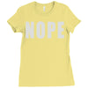 nope (2) Ladies Fitted T-Shirt