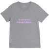 i speak gilmore rectangle V-Neck Tee